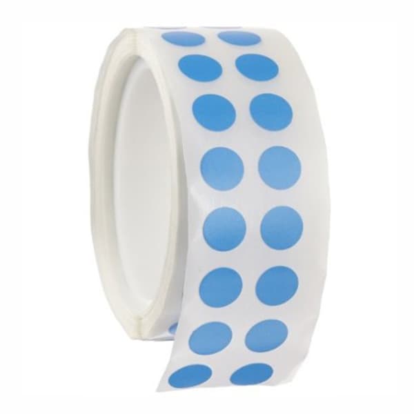 Tough-Spots, 1/2" Dia, Blue, 1000/pk, 1000PK